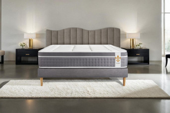 Matelas 140x190 cm Ressorts ensachés et Mémoire de forme - Trente