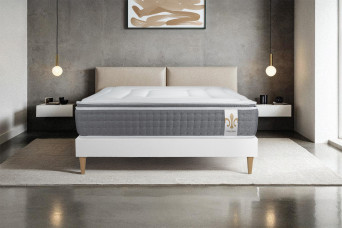 Matelas 140x200 cm Ressorts ensachés et Mémoire de forme - Vingt-Six PLUS