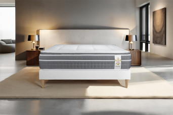 Matelas 180x200 cm Ressorts ensachés et Mémoire de forme - Trente PLUS